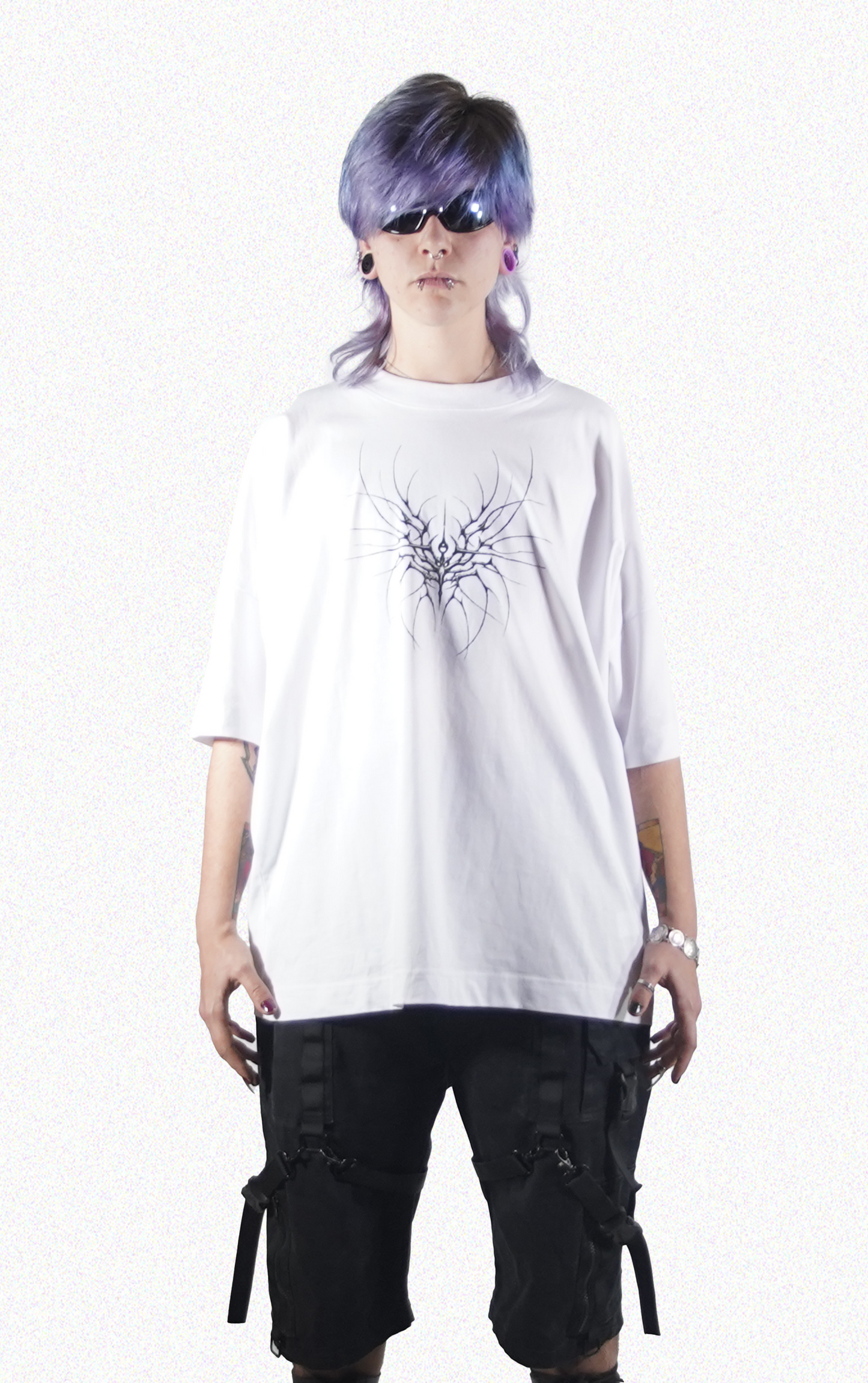 T-Shirt Corrupt Deer Half Sleeve (White)