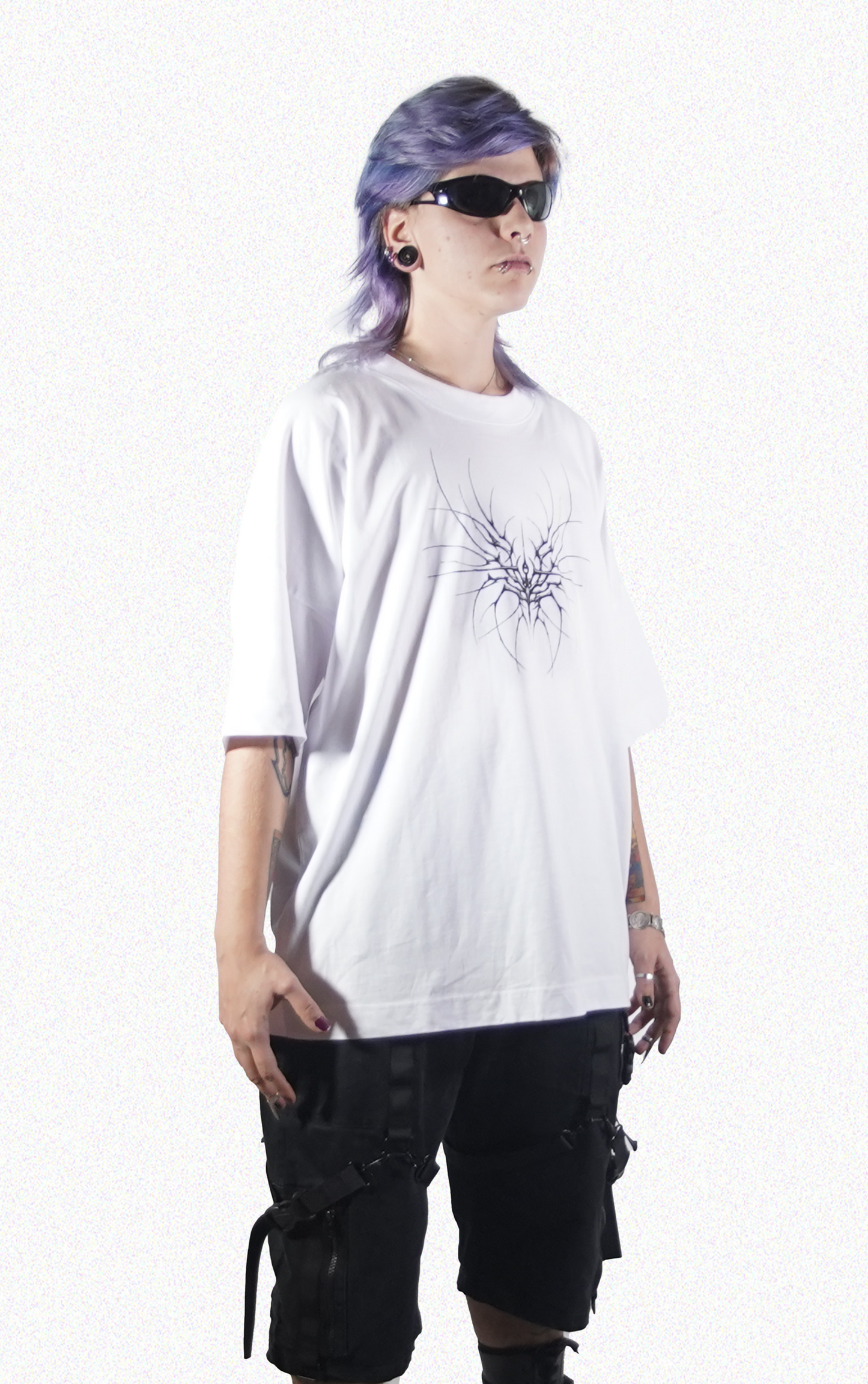 T-Shirt Corrupt Deer Half Sleeve (White)