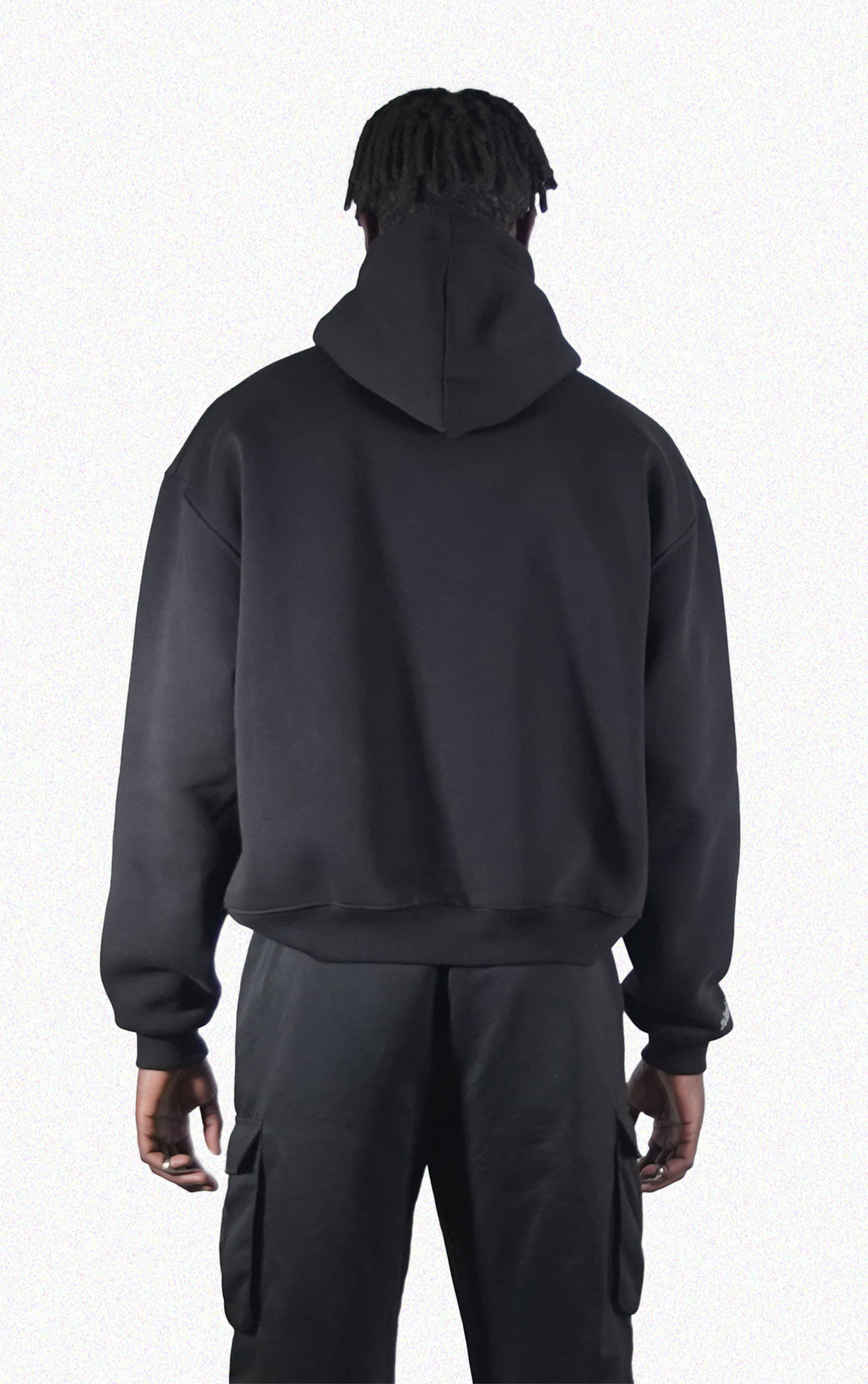 Oversized Corrupt Deer Hoodie (Black)