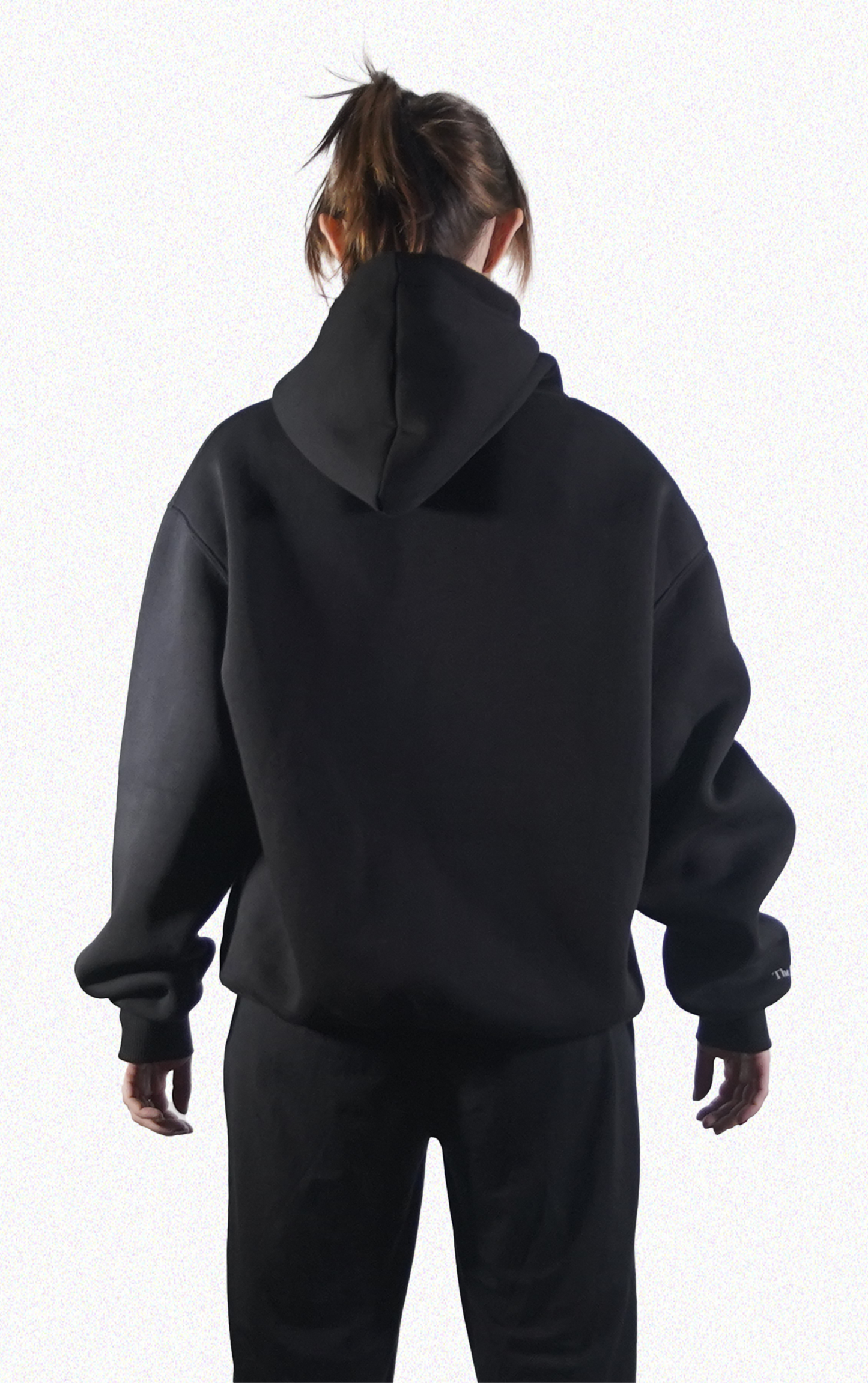 Oversized Corrupt Deer Hoodie (Black)