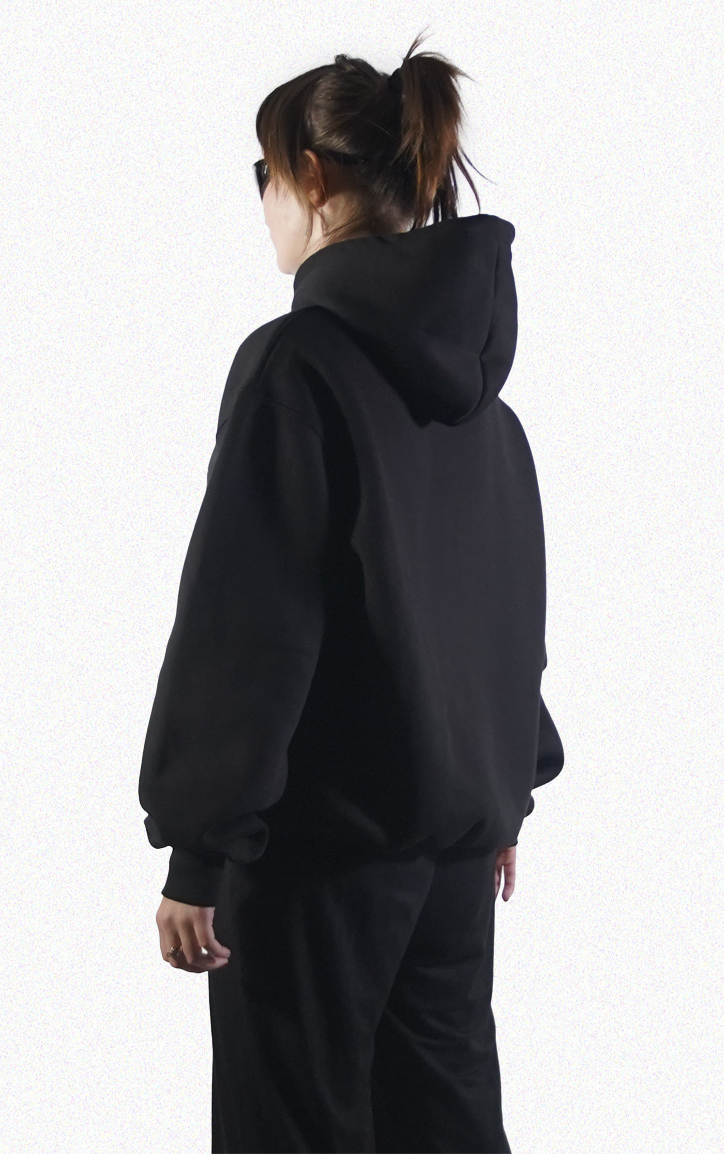 Oversized Corrupt Deer Hoodie (Black)