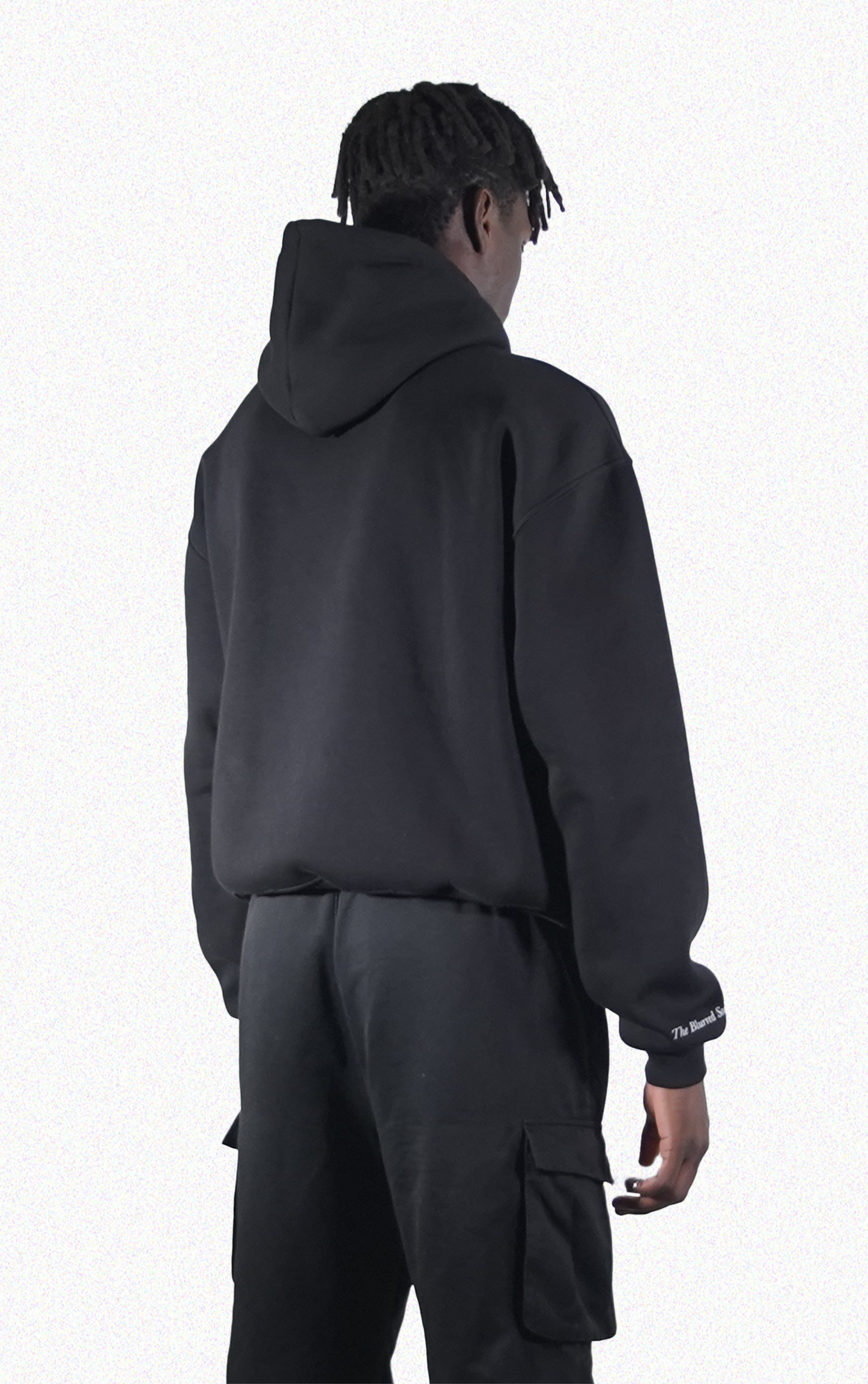 Oversized Corrupt Deer Hoodie (Black)